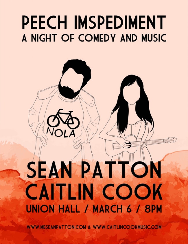 Sean Patton & Caitlin Cook: "Peech Imspediment: A Night of Comedy and Music"